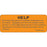 Label Paper Permanent Help Necessary Data 3" X 1 1/8" Fl. Orange 1000 Per Roll