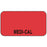 Label Paper Permanent Medi-Cal 1 5/8" X 7/8" Fl. Red 1000 Per Roll