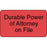 Label Paper Permanent Durable Power Of 1 5/8" X 7/8" Fl. Red 1000 Per Roll