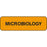 Label Paper Permanent Microbiology 1 1/4" X 3/8" Fl. Orange 1000 Per Roll