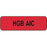 Label Paper Permanent Hgb Aic 1 1/4" X 3/8" Fl. Red 1000 Per Roll