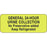 Label Paper Permanent General 24-Hour 2 1/4" X 7/8" Fl. Yellow 1000 Per Roll