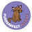 Label Pediatric Award Sticker Paper Permanent Purrrrfect Patient! Purple 250 Per Roll