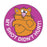 Label Pediatric Award Sticker Paper Permanent My Shot Didnt Hurt! Purple 250 Per Roll