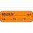 Anesthesia Label With Date, Time, And Initial Paper Permanent Midazolam Mg/Ml 1 1/2" X 1/2" Orange 1000 Per Roll