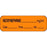 Anesthesia Label With Date, Time, And Initial Paper Permanent Neosynephrine Mg/Ml 1 1/2" X 1/2" Orange 1000 Per Roll