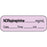 Anesthesia Label With Date, Time, And Initial | Tall-Man Lettering Paper Permanent Norepinephrine Mg/Ml 1 1/2" X 1/2" Violet 1000 Per Roll