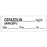 Anesthesia Tape With Date, Time, And Initial Removable Cefazolin (Ancef) 1" Core 1/2" X 500" Imprints White 333 500 Inches Per Roll