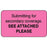 Label Paper Permanent Submitting For 1 5/8" X 7/8" Fl. Pink 1000 Per Roll