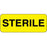 Label Paper Permanent Sterile 2 1/4" X 7/8" Fl. Yellow 1000 Per Roll