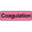 Label Paper Permanent Coagulation 1 1/4" X 3/8" Fl. Pink 1000 Per Roll