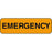 Label Paper Permanent Emergency 1 1/4" X 3/8" Fl. Orange 1000 Per Roll