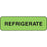 Label Paper Permanent Refrigerate 1 1/4" X 3/8" Fl. Green 1000 Per Roll