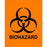 Label Paper Permanent Biohazard 8" X 10" Fl. Orange 50 Per Package