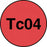 Label Paper Permanent Tc04 Fl. Red 1000 Per Roll