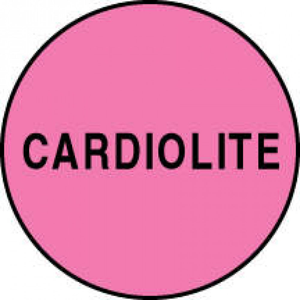 Label Paper Permanent Cardiolite Fl. Pink 1000 Per Roll