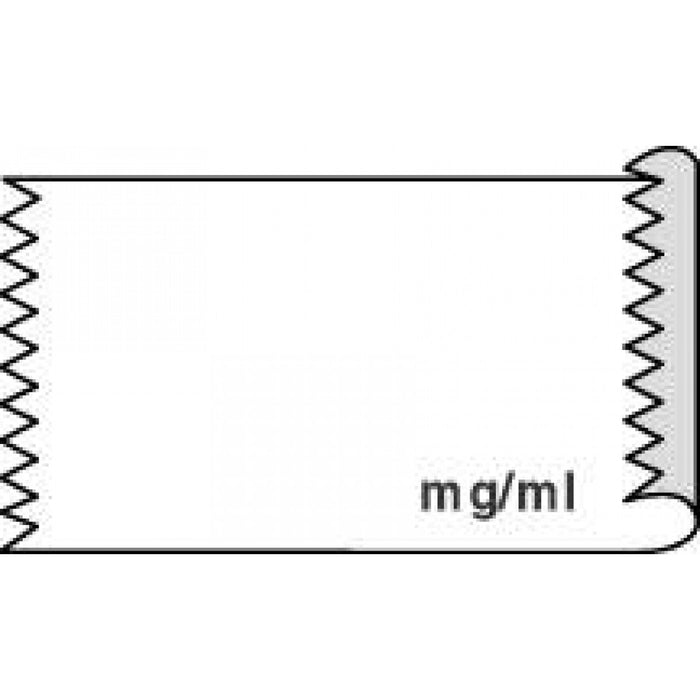 Tape Removable ___ Mg/Ml 1" Core 1/2" X 500" Imprints White 333 500 Inches Per Roll