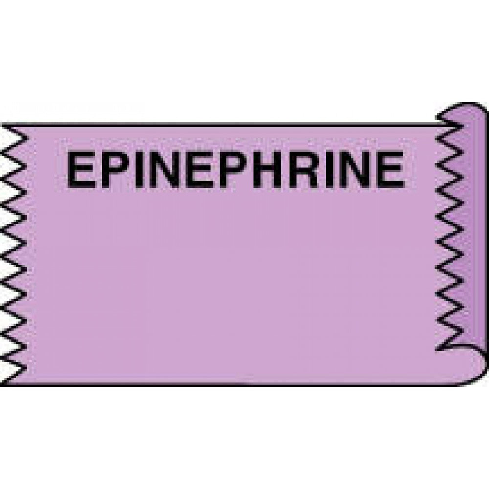 Tape Removable Epinephrine 1" Core 1/2" X 500" Imprints Violet 333 500 Inches Per Roll