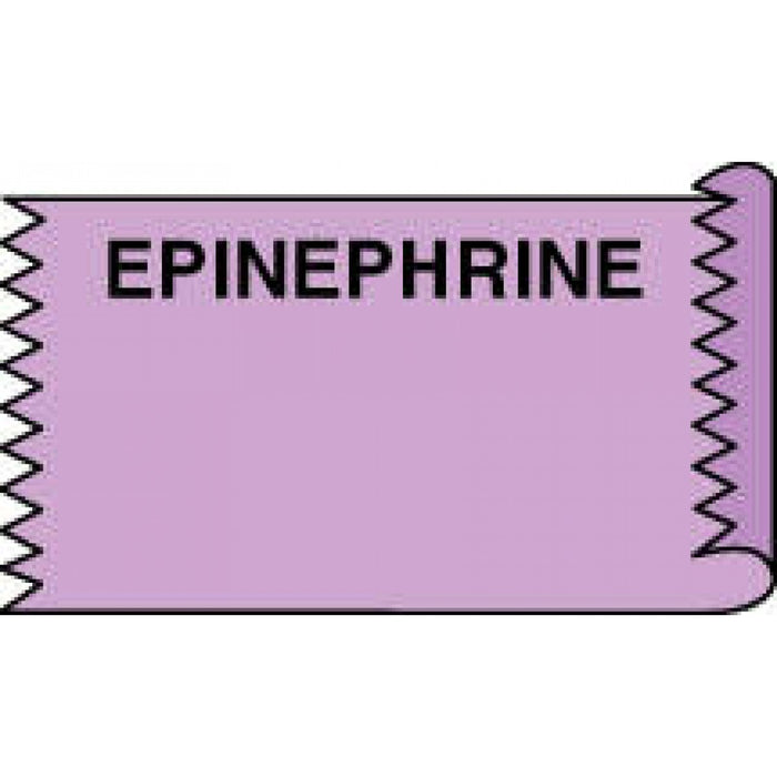 Tape Removable Epinephrine 1" Core 1/2" X 500" Imprints Violet 333 500 Inches Per Roll