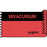 Tape Removable Mivacurium Mg/Ml 1" Core 1/2" X 500" Imprints Fl. Red And Black 333 500 Inches Per Roll