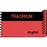 Anesthesia Tape Removable Tracrium Mg/Ml 1" Core 1/2" X 500" Imprints Fl. Red And Black 333 500 Inches Per Roll