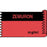 Tape Removable Zemuron Mg/Ml 1" Core 1/2" X 500" Imprints Fl. Red And Black 333 500 Inches Per Roll