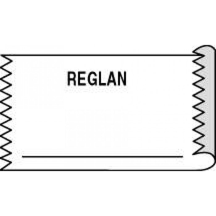 Tape Removable Reglan ___ 1" Core 1/2" X 500" Imprints White 333 500 Inches Per Roll