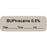 Anesthesia Label With Date, Time, And Initial | Tall-Man Lettering Paper Permanent "Bupivacaine 0.5%" Core 1 1/2" X 1/2" Gray 1000 Per Roll