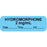 Anesthesia Label With Date, Time, And Initial Paper Permanent "Hydromorphone 2 Mg/Ml" Core 1 1/2" X 1/2" Blue 1000 Per Roll