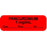 Anesthesia Label With Date, Time, And Initial Paper Permanent "Pancuronium 1 Mg/Ml" Core 1.5" X 0.5" Fl. Red 1000 Per Roll