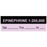 Anesthesia Tape With Date, Time, And Initial Removable "Epinephrine 1:200,000" 1" Core 0.5" X 500" Violet And Black 333 Imprints 500 Inches Per Roll