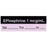 Anesthesia Tape With Date, Time, And Initial | Tall-Man Lettering Removable "Epinephrine 1 Mcg/Ml" 1" Core 0.5" X 500" Violet And Black 333 Imprints 500 Inches Per Roll