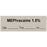 Anesthesia Tape With Date, Time, And Initial | Tall-Man Lettering Removable "Mepivacaine 1.5%" 1" Core 0.5" X 500" Gray 333 Imprints 500 Inches Per Roll