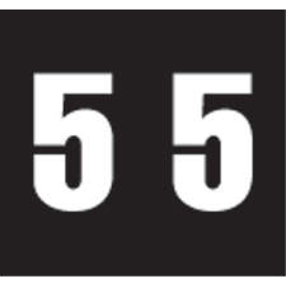 Ames Compatible Color-Code Label Mylar Coated For Durabilitylarge Numeric Compatible Series 1 7/8"W X 1 7/8"H 500/Roll