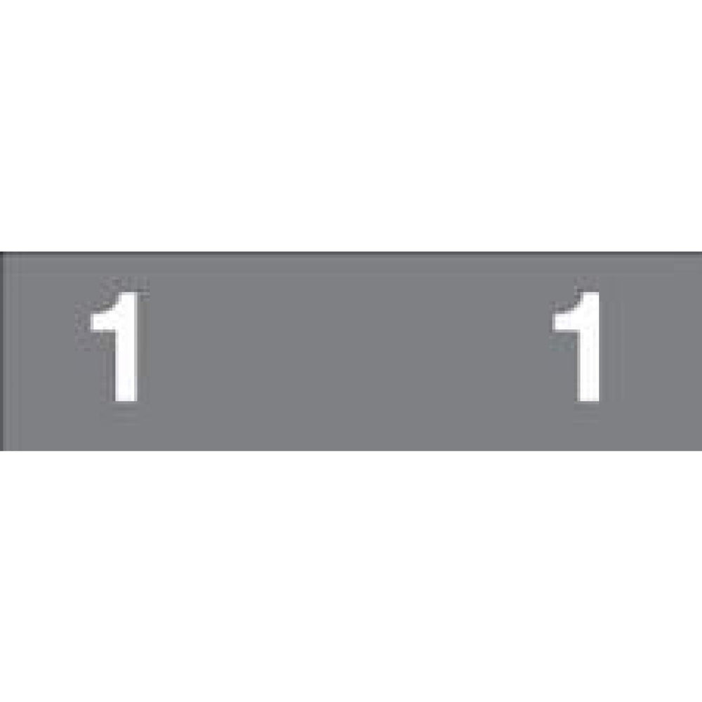 Ames Compatible Color-Code Label Mylar Coated For Durabilitysmall Numeric Compatible Series 1 3/4"W X 1/2"H 1,000/Roll