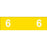 Ames Compatible Color-Code Label Mylar Coated For Durabilitysmall Numeric Compatible Series 1 3/4"W X 1/2"H 1,000/Roll