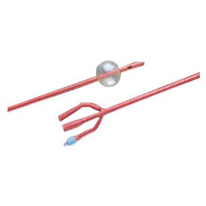 Bardex I.C. Two-Way Specialty Carson Model Red Latex Foley Catheter