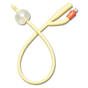 Bardex Lubri-Sil Silicone 2-Way Foley Catheter, 4Fr 16" 5cc Balloon Capacity