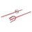 Bardex I.C. Infection Control 3-Way Specialty Foley Catheter, Red, Coude, 18Fr, 30cc Balloon Capacity, Red, Coude Tip