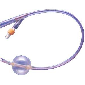 Teleflex Medical Soft Simplastic 2-way Foley Catheter 22Fr 30cc Balloon Capacity, 16" L, Coude Tip