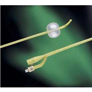 Bardex Lubri-Sil Foley Catheter, Two-Way, Coude Model, 5cc Balloon Capacity, 16Fr, 16"