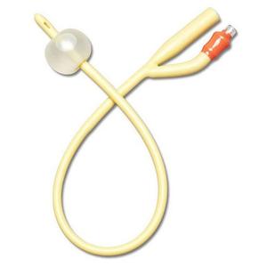 Bard Medical Lubri-Sil Foley Catheter, two-way, Council Model, 5cc Balloon Capacity, 16Fr