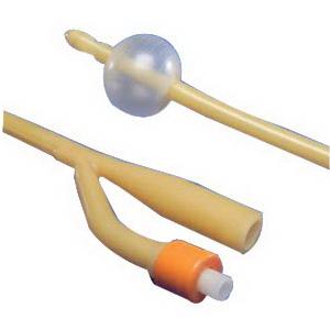 Covidien Curity Ultramer 2-Way Foley Catheter, Latex, 18Fr 16-1/2" L 5cc Balloon Capacity