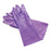 Hu-Friedy (Hufriedy) Gloves Utility IMS PF Nitrile LF Lg 9 Lilac Reusable 3Pair/Pk