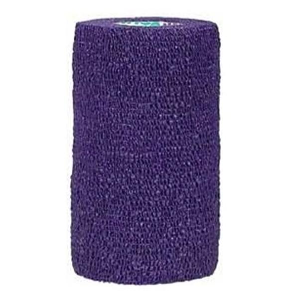 Andover Coated Products Bandage CoFlex 2"x5yd Compression Elastic Purple LF NS 36/CA