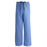  AngelStat Unisex Reversible Drawstring Waist Scrub Pants with Medline Color-Coding, Ceil Blue, Size 2XL