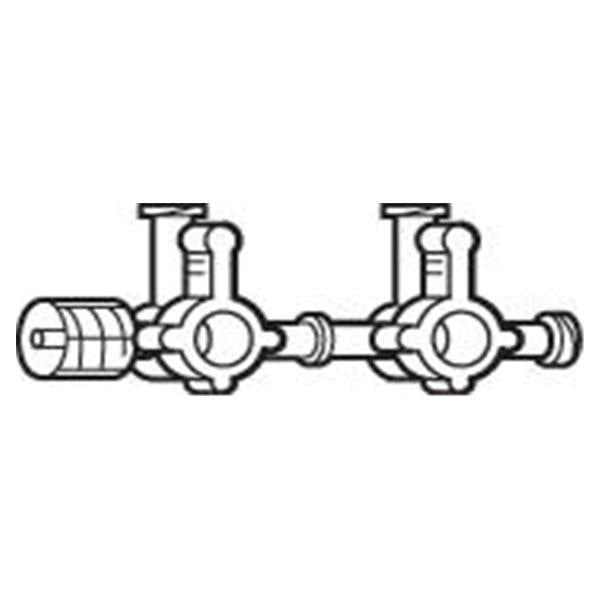 Baxter Healthcare Stopcock 4-Way Rotating Male Luer Lock Adapter 50/CA (2C6217)