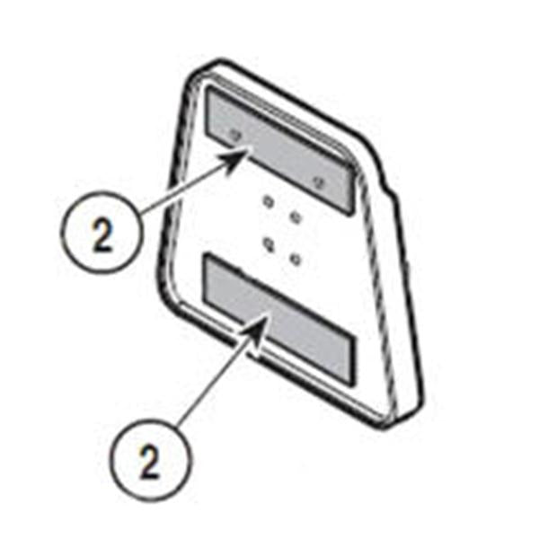 Midmark oration Hook 2x9 For 425 Ritter Lab Stool Ea