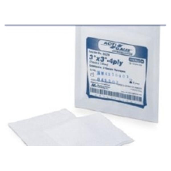 Medical Action Industries Dressing Gauze Cotton 4x4" 4 Ply Non-Woven Non-Sterile 200/Pk, 10 PK/CA (44422)