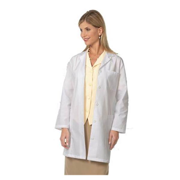 Fashion Seal Lab Coat 65% Polyester / 35% Cotton Womens White Medium 35 in Ea (444-M)